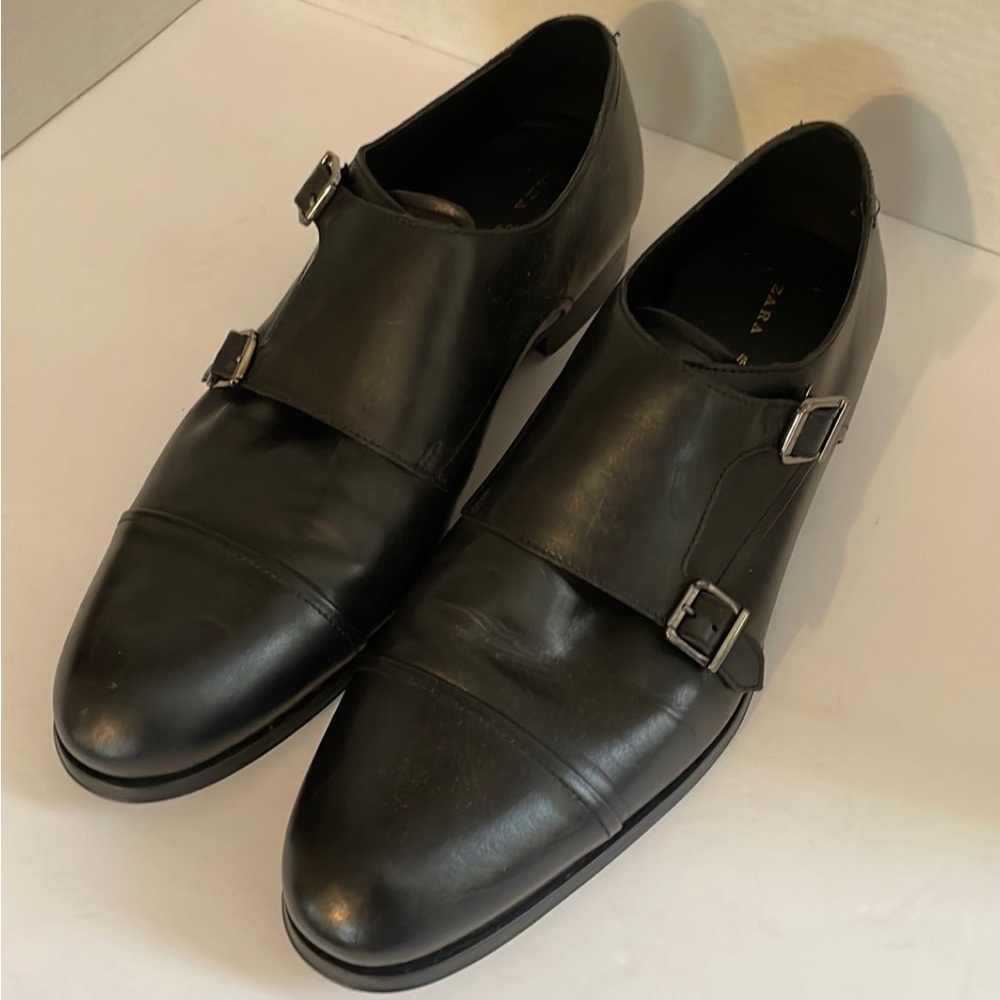 Zara Men's Black Dress Shoe Sz. 45 (US 12M)